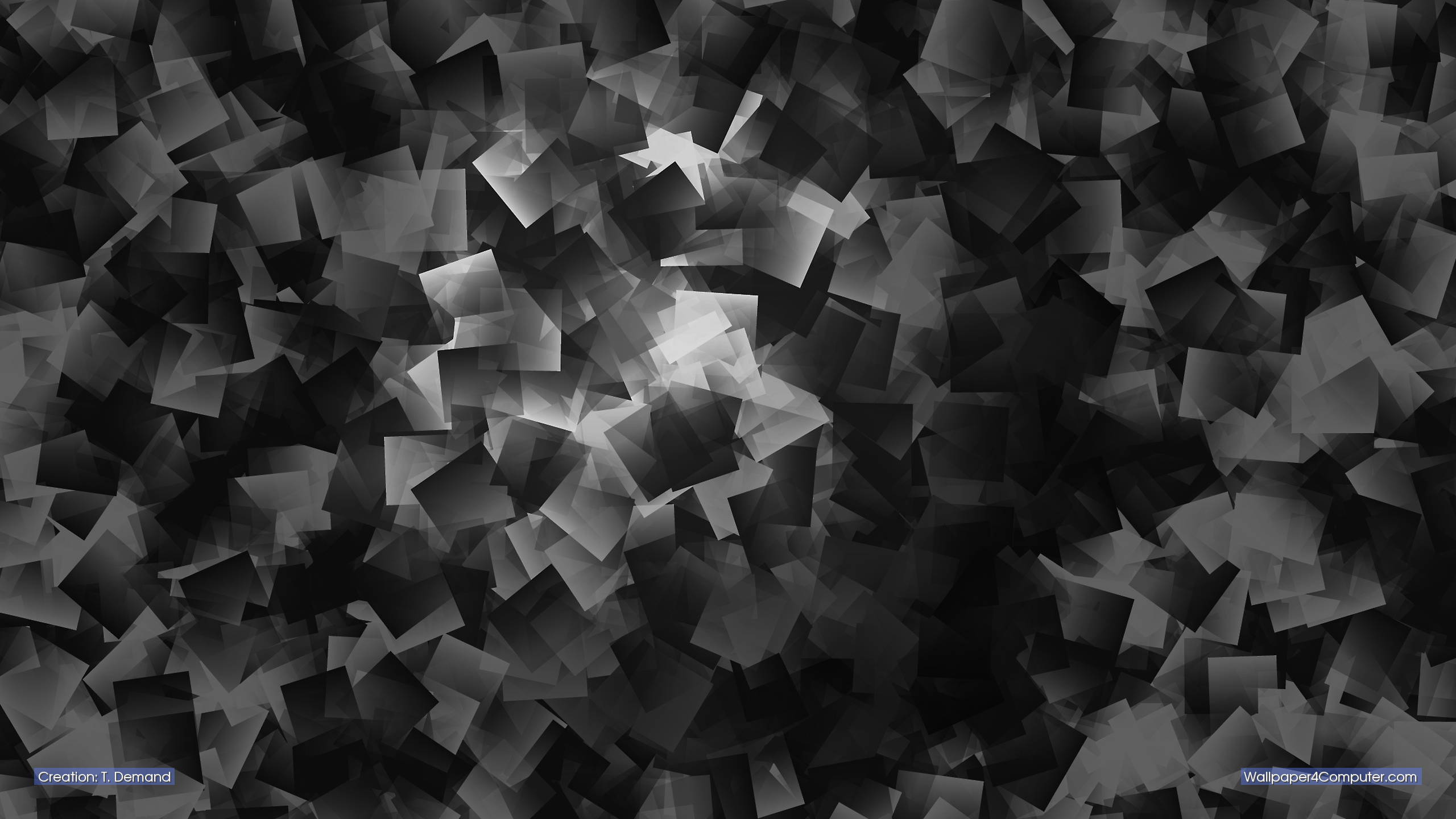 Wallpaper For Computer Best Black Cubism 2560 X 1440 Pixels