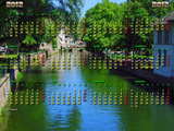 Calendario 2012 el rio Ill, Estrasburgo, Alsacia, Francia