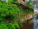 ปฏิทิน 2555 แม่น้ำ Lauter, ในเมือง Wissembourg, Alsace, ประเทศฝรั่งเศส