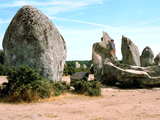 Alignments of menhirs in the region of Carnac, west of France