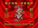 Jahr des Wasser Drachens, Chinesisches Neujahr 2012, mit einem japanischen Drachen