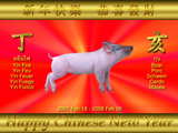 Nouvel An Chinois, Année du cochon, un joli petit cochon