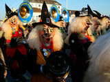 Carnival of Basel 2008, the brass of the clique Schänzli-Fäger