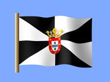 Fond d'écran du drapeau de Ceuta