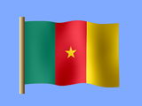 Fond d'écran du drapeau camerounais, drapeau du Cameroun