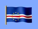 Fond d'écran du drapeau cap-verdien, drapeau du Cap Vert