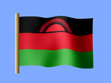 Fond d'écran du drapeau malawite, drapeau du Malawi de 1964 à 2010