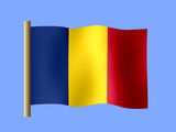 Fond d'écran du drapeau tchadien, drapeau du Tchad