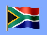 Fond d'écran du drapeau sud-africain, drapeau de l'Afrique du Sud