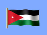 Jordanian flag desktop wallpaper, flag of Jordan