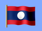 Laotian flag desktop wallpaper, flag of Laos