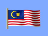 Malaysian flag desktop wallpaper, flag of Malaysia