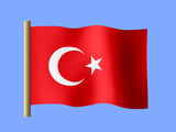 Turk flag desktop wallpaper, flag of Turkey