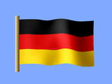 Fond d'écran du drapeau allemand, drapeau de l'Allemagne