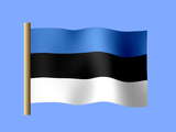 Estonian flag desktop wallpaper, flag of Estonia