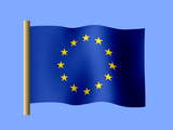 Fond d'écran du drapeau de l'UE, drapeau de l'Union Européenne