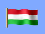 Fond d'écran du drapeau hongrois, drapeau de la Hongrie