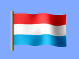 Luxembourger flag desktop wallpaper, flag of Luxembourg