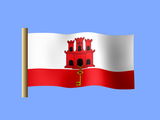 Fond d'écran du drapeau de Gibraltar