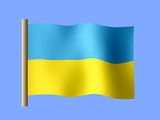 Ukrainian flag desktop wallpaper, flag of Ukraine