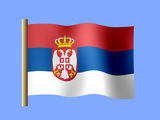 Fond d'écran du drapeau serbe, drapeau de la Serbie