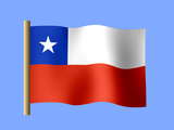 Fond d'écran du drapeau chilien, drapeau du Chili