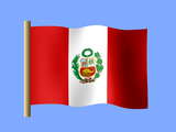 Peruanische Fahne Wallpaper, Fahne von Peru