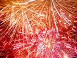 Red hot wallpaper, a firework in the red colour range