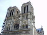 The Cathedral Notre-Dame, on the Ile de la Cite, Paris, 1st arrondissement, View from South-West