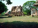 Ruins at Phitsanulok, Khmer style Prang (Stupa)