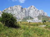 Scenery of the western spanish Pyrenees north of Huesca