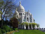 La Basilique du Sacré-Coeur, sur la butte Montmartre, Paris, 18ème arrondissement