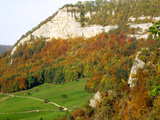 North-east of Sankt-Wolfgang, autumnal scenery, the swiss Jura mountains